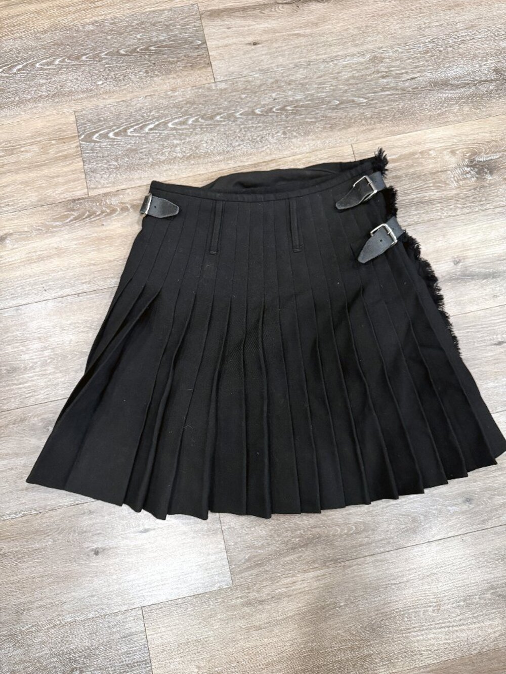 Black Scottish Highland Kilt - 34" waist